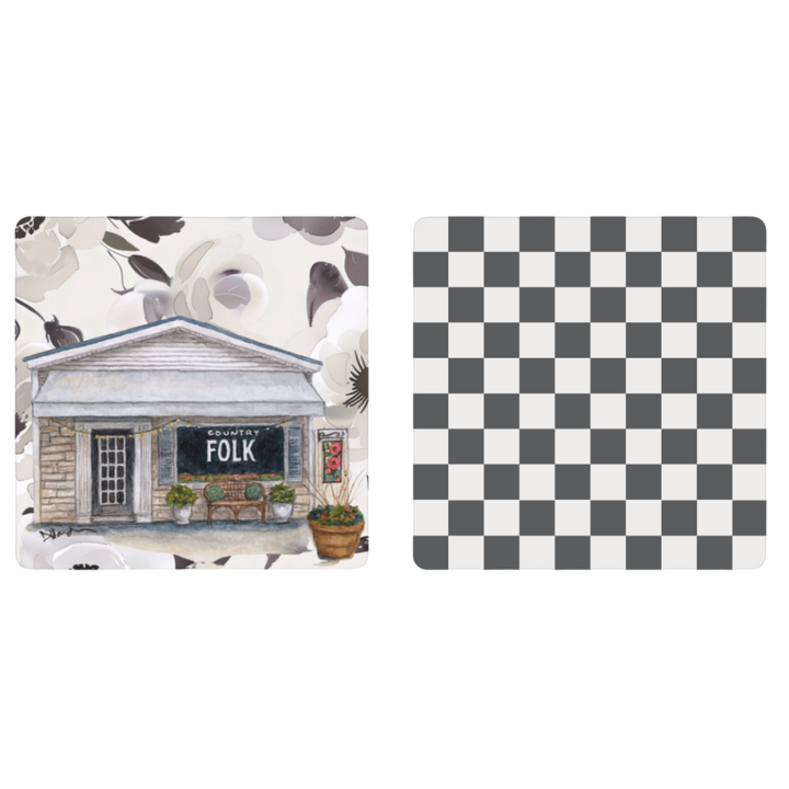 Cottage Life | Country Folk | Reversible Towel Hand Towels Reversible Hand Towel | Towel Collective | Cody, WY