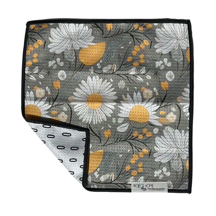 Sunny Daze | Waffle Weave Microfiber Towels Kitchen & Bath Hand Towels Reversible Hand Towel | Towel Collective | Cody, WY
