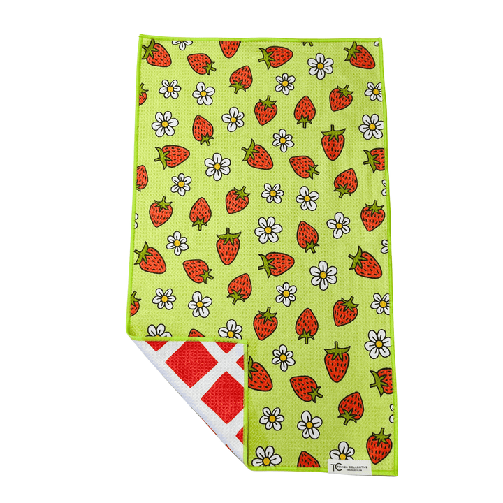 That's Berry Cute | Waffle Weave Microfiber Towels Kitchen & Bath Hand Towels Reversible Hand Towel | Towel Collective | Cody, WY