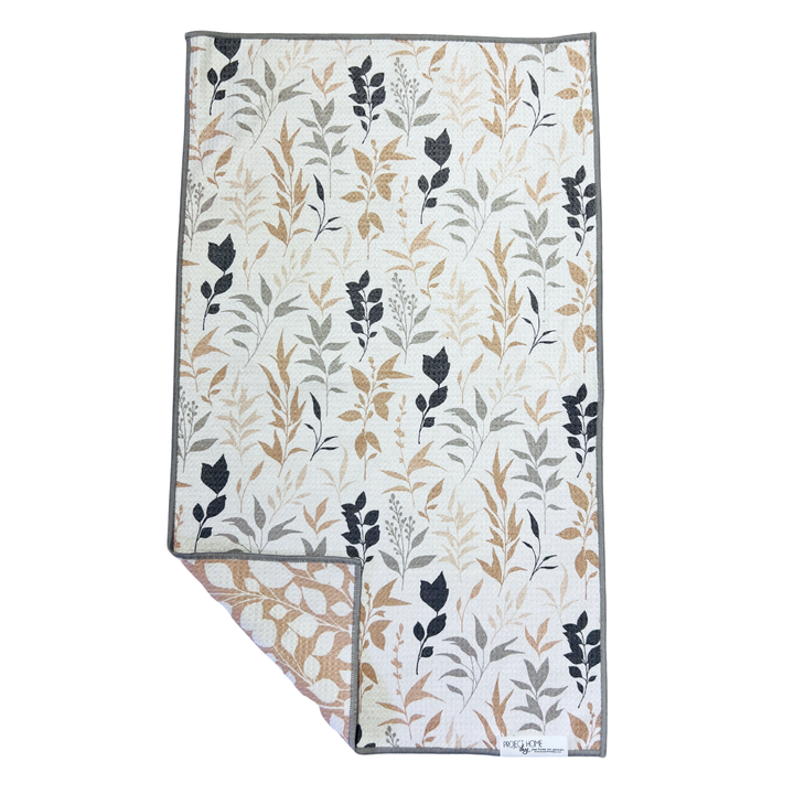 Whisper Blooms | Waffle Weave Microfiber Towels Kitchen & Bath Hand Towels Reversible Hand Towel | Towel Collective | Cody, WY
