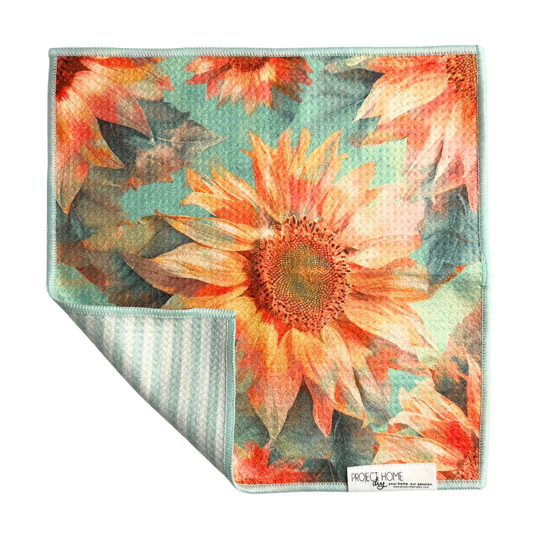 Sunny Side Up | Waffle Weave Microfiber Towels Kitchen & Bath Hand Towels Reversible Hand Towel | Towel Collective | Cody, WY