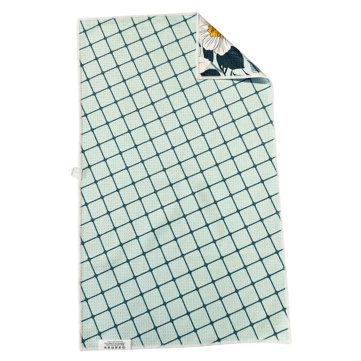 Lattice Garden | Waffle Weave Microfiber Towels Kitchen & Bath Hand Towels Reversible Hand Towel | Towel Collective | Cody, WY