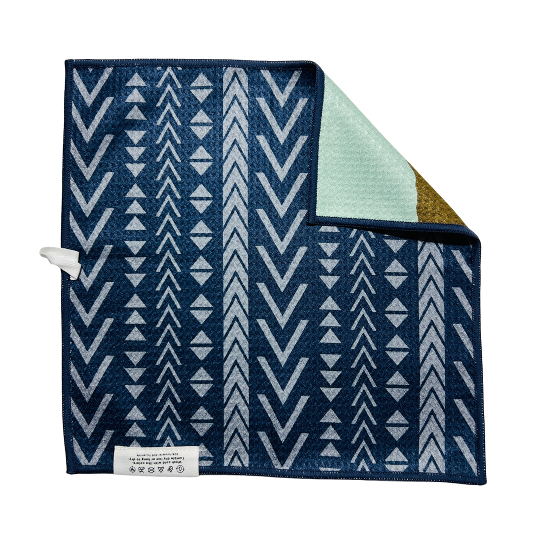 Midnight Cowboy | Waffle Weave Microfiber Towels Kitchen & Bath Reversible Hand Towel | Towel Collective | Cody, WY