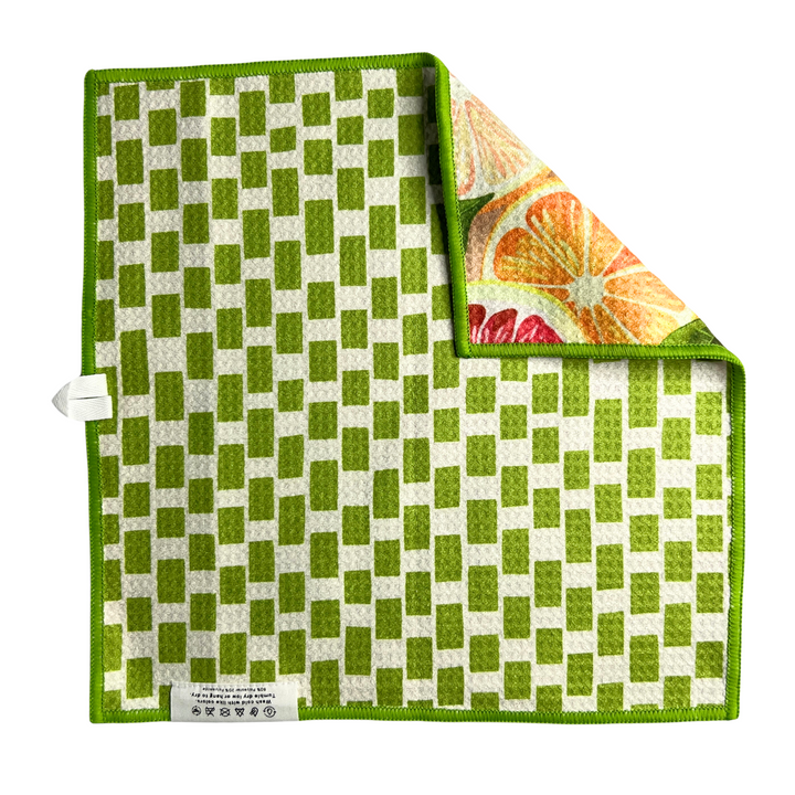 Citrus Summer | Waffle Weave Microfiber Towels Kitchen & Bath Hand Towels Reversible Hand Towel | Towel Collective | Cody, WY