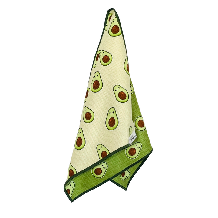 Avo-Cute | Waffle Weave Microfiber Towels Kitchen & Bath Hand Towels Reversible Hand Towel | Towel Collective | Cody, WY