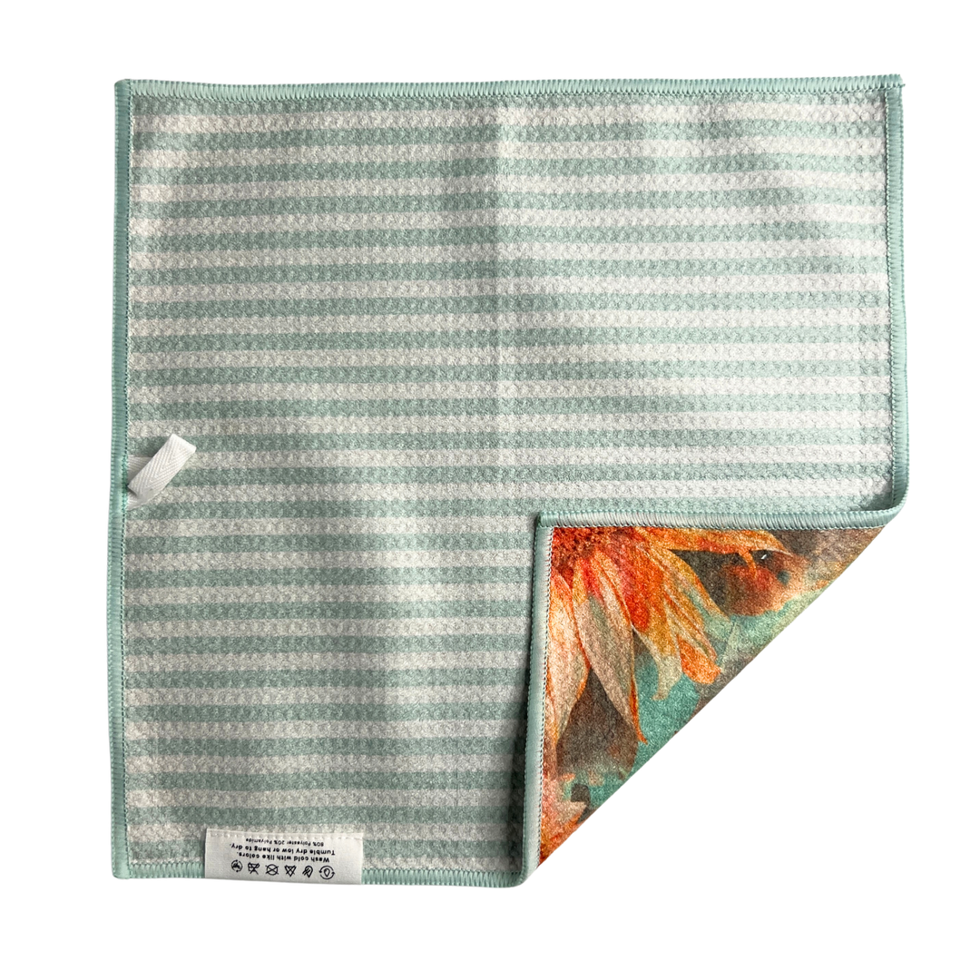 Sunny Side Up | Waffle Weave Microfiber Towels Kitchen & Bath Hand Towels Reversible Hand Towel | Towel Collective | Cody, WY