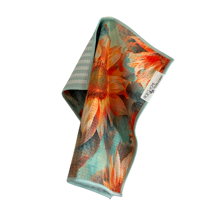 Sunny Side Up | Waffle Weave Microfiber Towels Kitchen & Bath Hand Towels Reversible Hand Towel | Towel Collective | Cody, WY