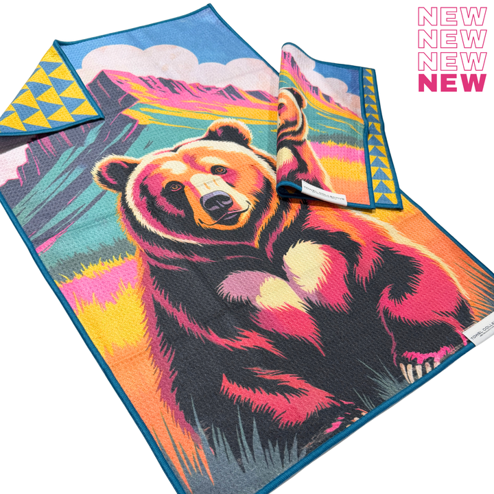 Bearly There | Waffle Weave Microfiber Towels Kitchen & Bath