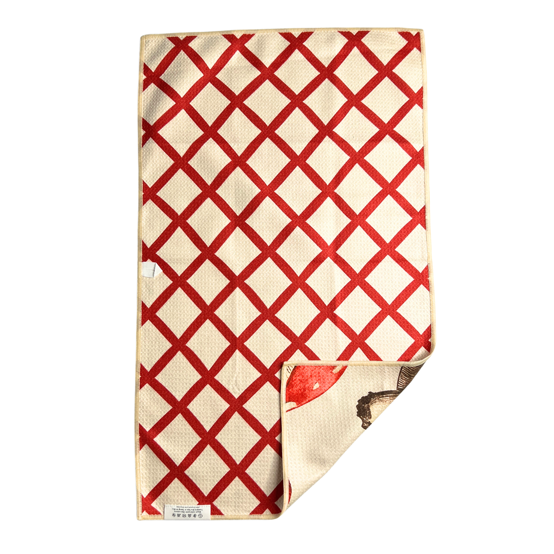 Fungus Among Us | Waffle Weave Microfiber Towels Kitchen & Bath Hand Towels Reversible Hand Towel | Towel Collective | Cody, WY