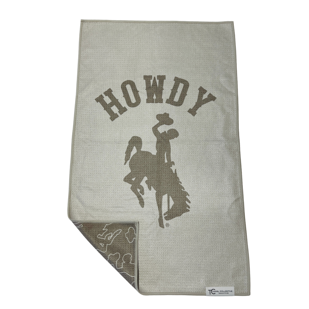Howdy | Waffle Weave Microfiber Towels Kitchen & Bath Hand Towels Reversible Hand Towel | Towel Collective | Cody, WY