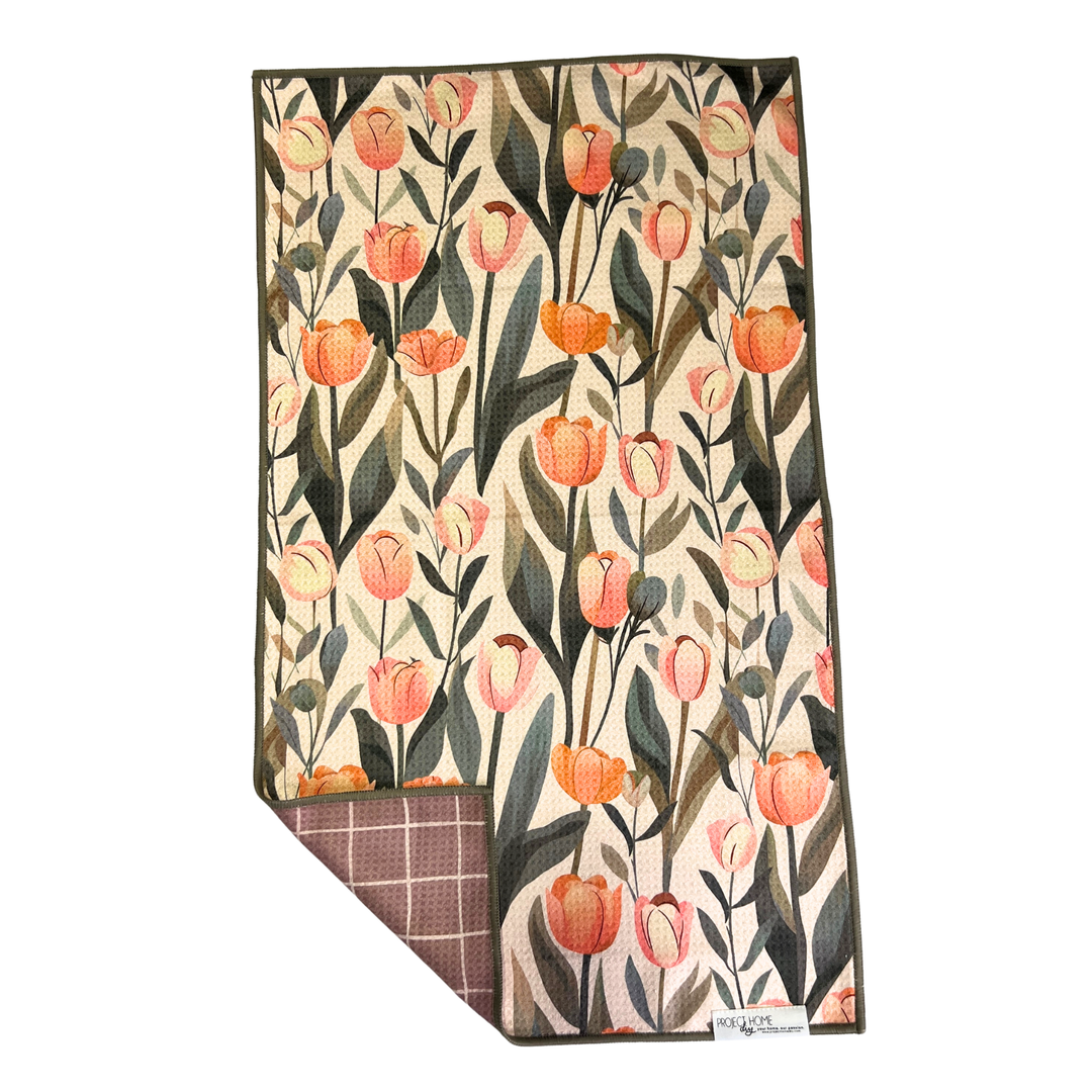 Tulip Hanna | Waffle Weave Microfiber Towels Kitchen & Bath Hand Towels Reversible Hand Towel | Towel Collective | Cody, WY