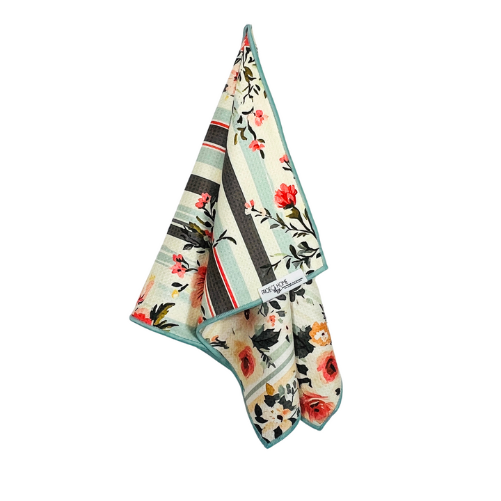 Farmhouse Blue | Waffle Weave Microfiber Towels Kitchen & Bath Hand Towels Reversible Hand Towel | Towel Collective | Cody, WY