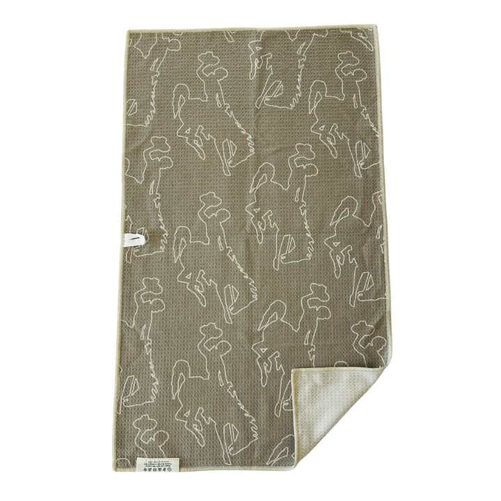 Howdy | Waffle Weave Microfiber Towels Kitchen & Bath Hand Towels Reversible Hand Towel | Towel Collective | Cody, WY