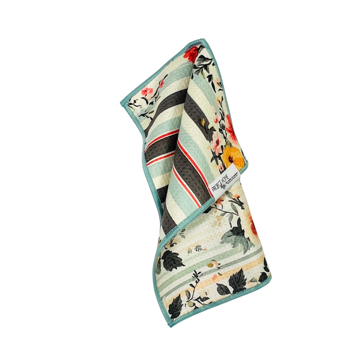 Farmhouse Blue | Waffle Weave Microfiber Towels Kitchen & Bath Hand Towels Reversible Hand Towel | Towel Collective | Cody, WY