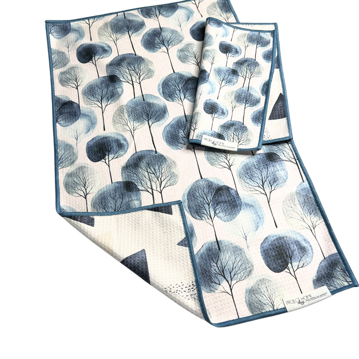 Colder Weather | Waffle Weave Microfiber Towels Kitchen & Bath Hand Towels Reversible Hand Towel | Towel Collective | Cody, WY