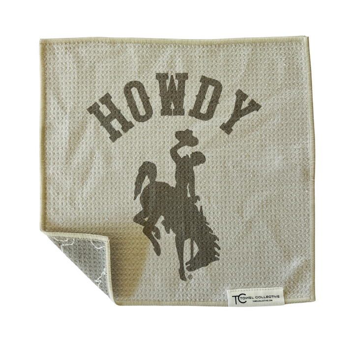 Howdy | Waffle Weave Microfiber Towels Kitchen & Bath Hand Towels Reversible Hand Towel | Towel Collective | Cody, WY