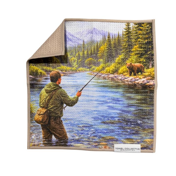 River Dance | Waffle Weave Microfiber Towels Kitchen & Bath