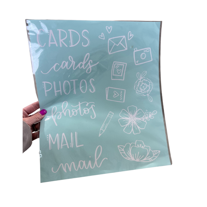 Reusable Stencil Photo/Cards | Bulk Buy Decor Reversible Hand Towel | Towel Collective | Cody, WY