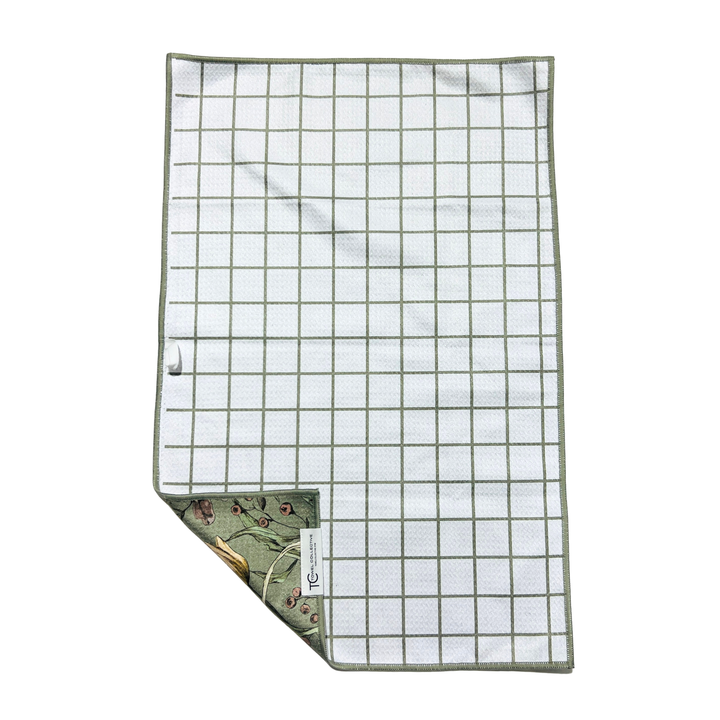 Apothecary Floral | Waffle Weave Microfiber Towels Kitchen & Bath Reversible Hand Towel | Towel Collective | Cody, WY
