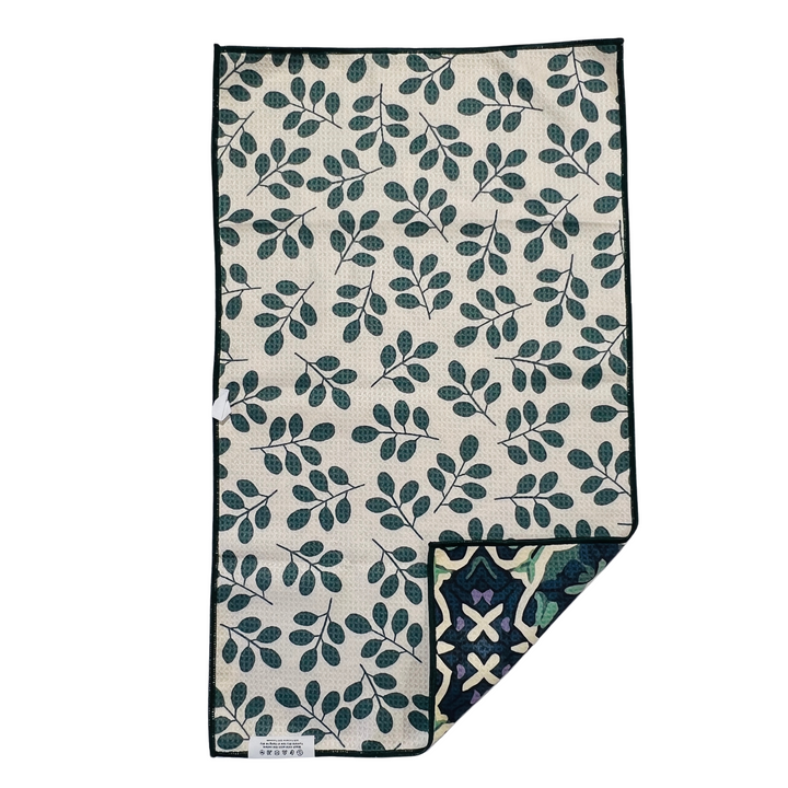 Royal Mosaic | Waffle Weave Microfiber Towels Kitchen & Bath Hand Towels Reversible Hand Towel | Towel Collective | Cody, WY