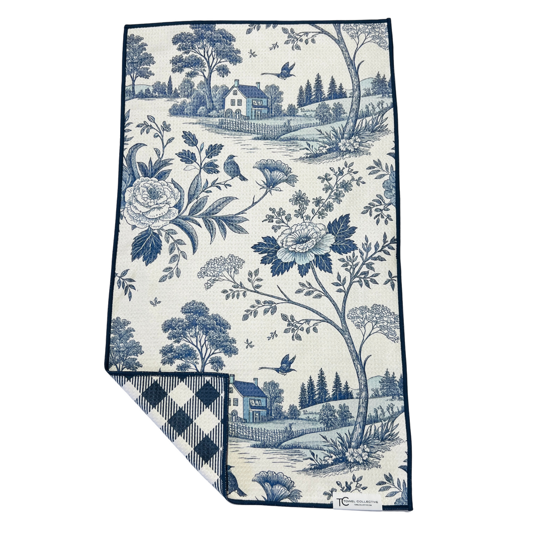 Countryside | Waffle Weave Microfiber Towels Kitchen & Bath Hand Towels Reversible Hand Towel | Towel Collective | Cody, WY
