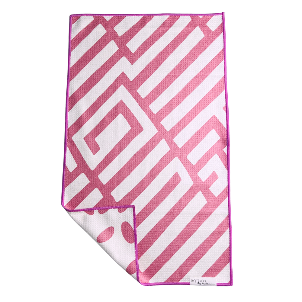 Subtle Spring Dusty Rose | Waffle Weave Microfiber Towels Kitchen & Bath Hand Towels Reversible Hand Towel | Towel Collective | Cody, WY