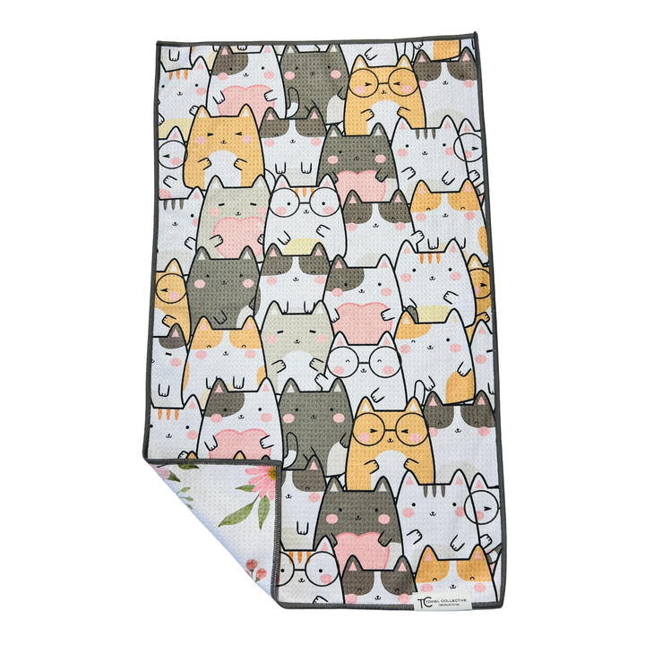 Smart Kitty | Waffle Weave Microfiber Towels Kitchen & Bath Hand Towels Reversible Hand Towel | Towel Collective | Cody, WY