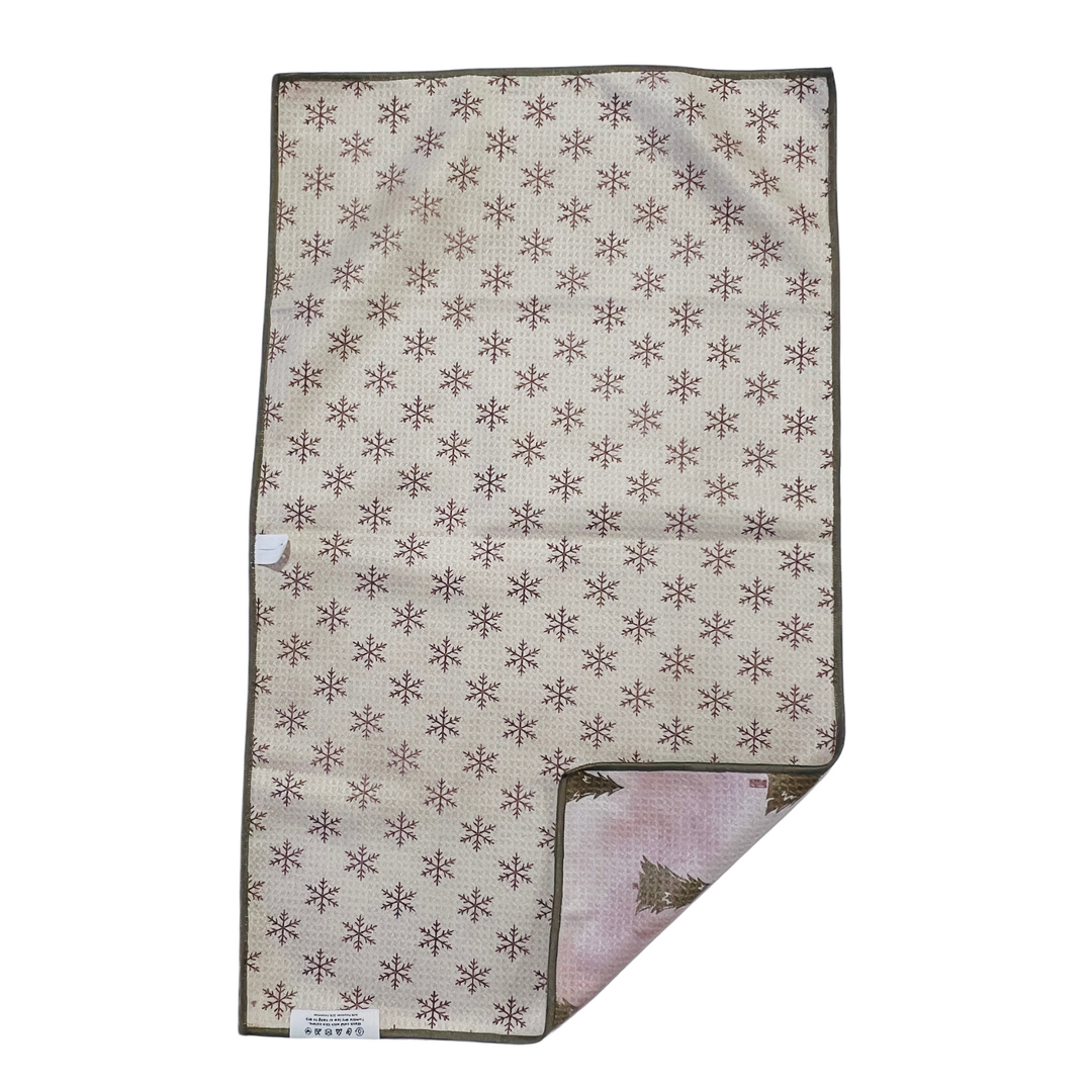 Neutral Tree | Waffle Weave Microfiber Towels Kitchen & Bath Hand Towels Reversible Hand Towel | Towel Collective | Cody, WY