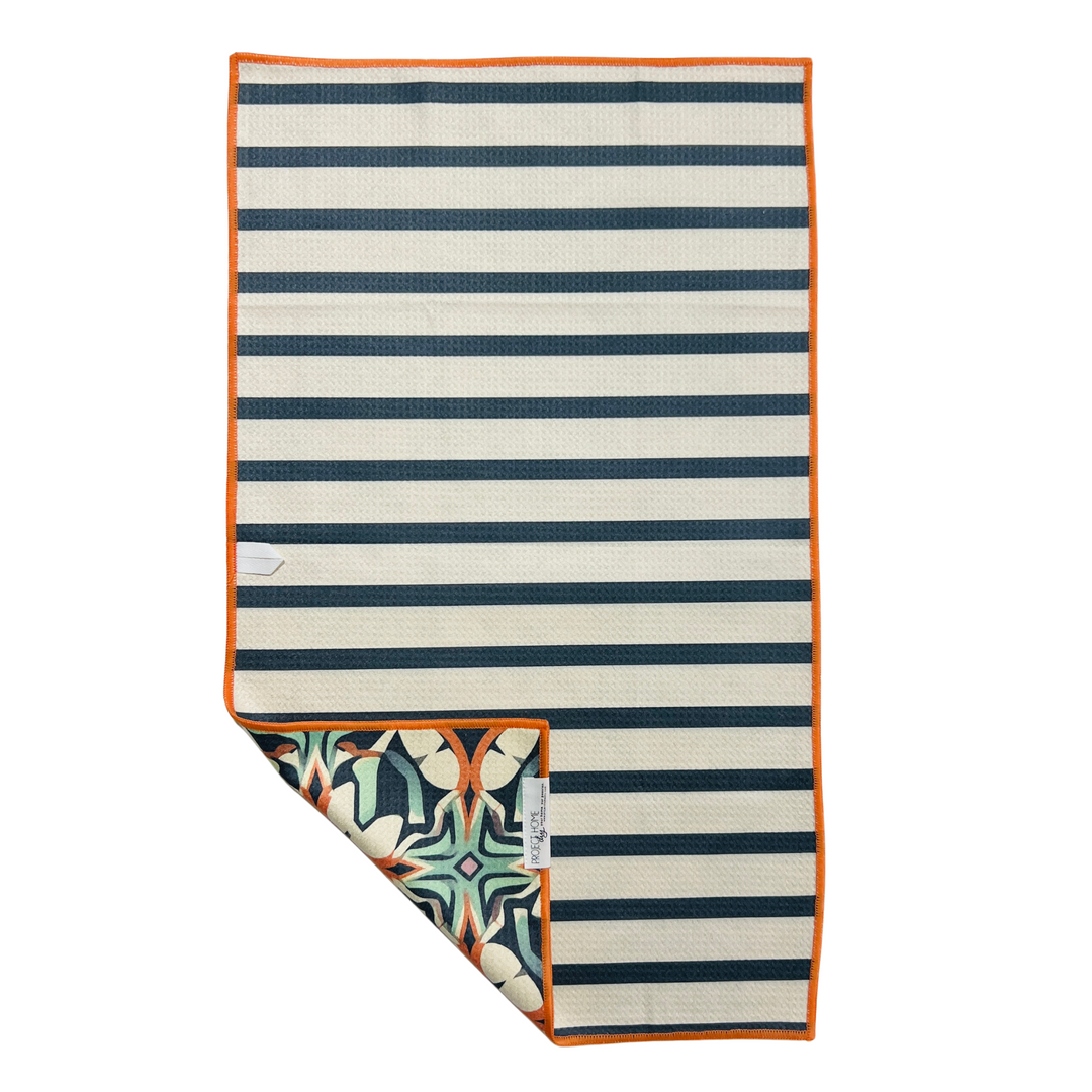 Timeless Tiles | Waffle Weave Microfiber Towels Kitchen & Bath Hand Towels Reversible Hand Towel | Towel Collective | Cody, WY