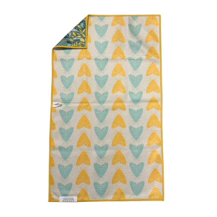 Forest Flutter | Waffle Weave Microfiber Towels Kitchen & Bath