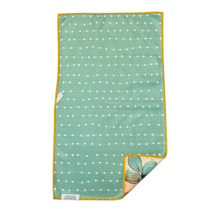 Pastel Floral | Waffle Weave Microfiber Towels Kitchen & Bath Hand Towels Reversible Hand Towel | Towel Collective | Cody, WY