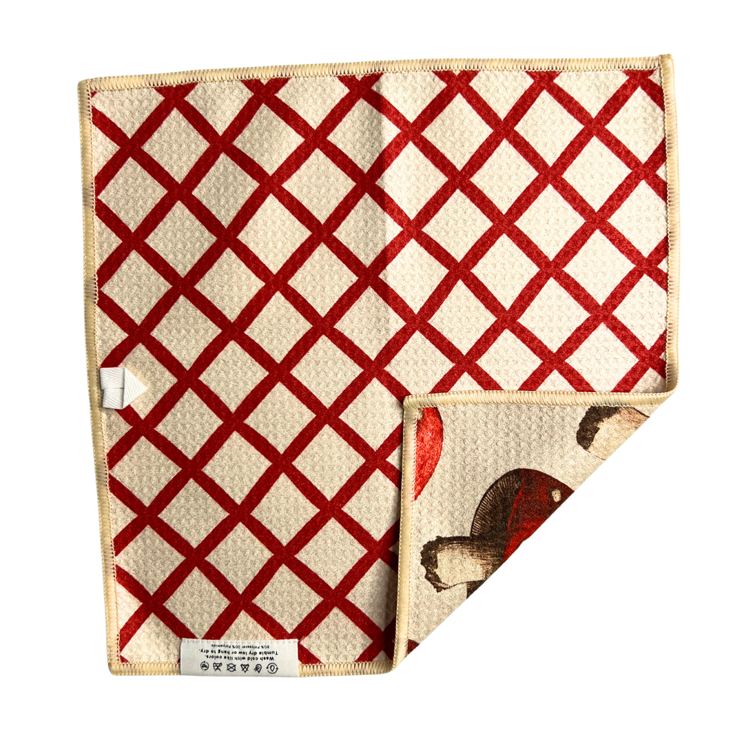 Fungus Among Us | Waffle Weave Microfiber Towels Kitchen & Bath Hand Towels Reversible Hand Towel | Towel Collective | Cody, WY