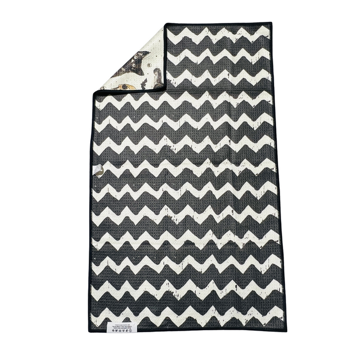 Midnight Meow | Waffle Weave Microfiber Towels Kitchen & Bath Hand Towels Reversible Hand Towel | Towel Collective | Cody, WY