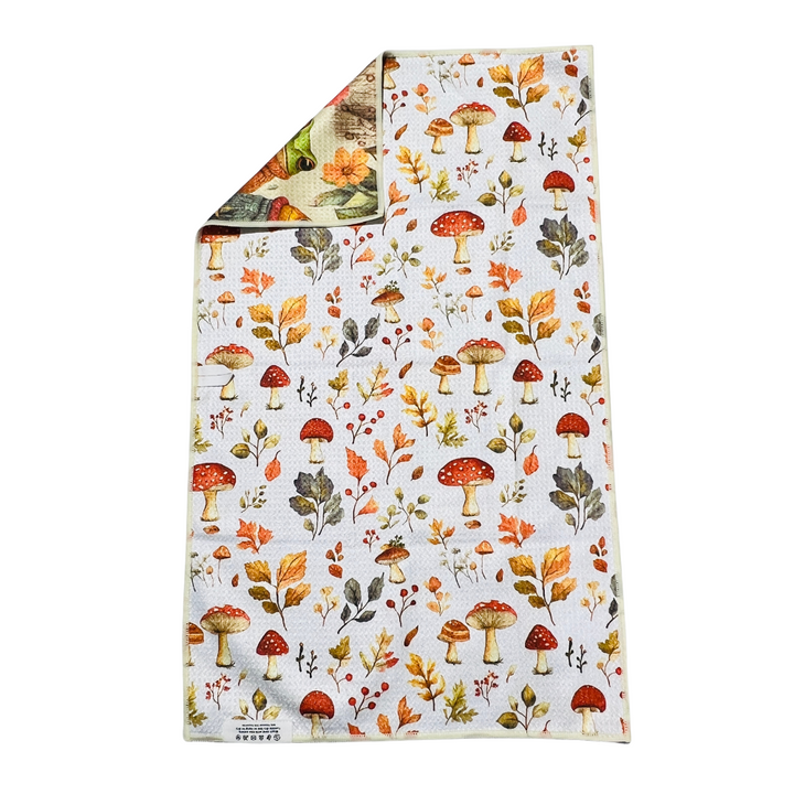 Frogs n' Sweaters | Waffle Weave Microfiber Towels Kitchen & Bath Hand Towels Reversible Hand Towel | Towel Collective | Cody, WY