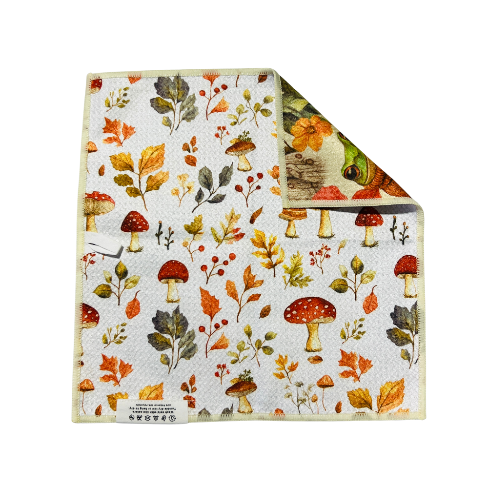 Frogs n' Sweaters | Waffle Weave Microfiber Towels Kitchen & Bath Hand Towels Reversible Hand Towel | Towel Collective | Cody, WY