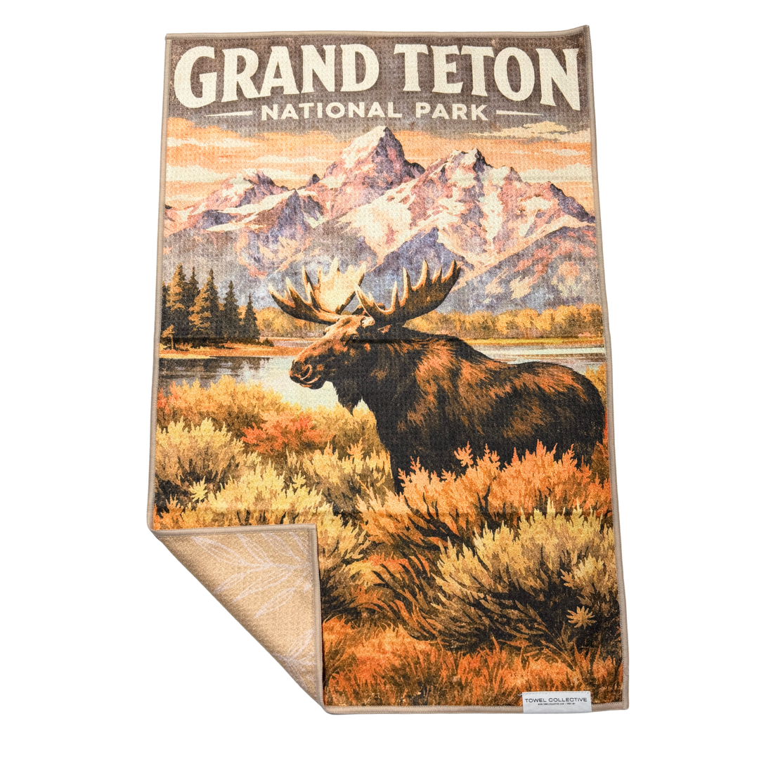On Moose Time | Waffle Weave Microfiber Towels Kitchen & Bath
