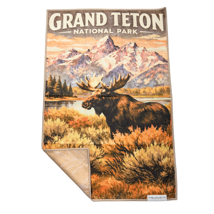 On Moose Time | Waffle Weave Microfiber Towels Kitchen & Bath
