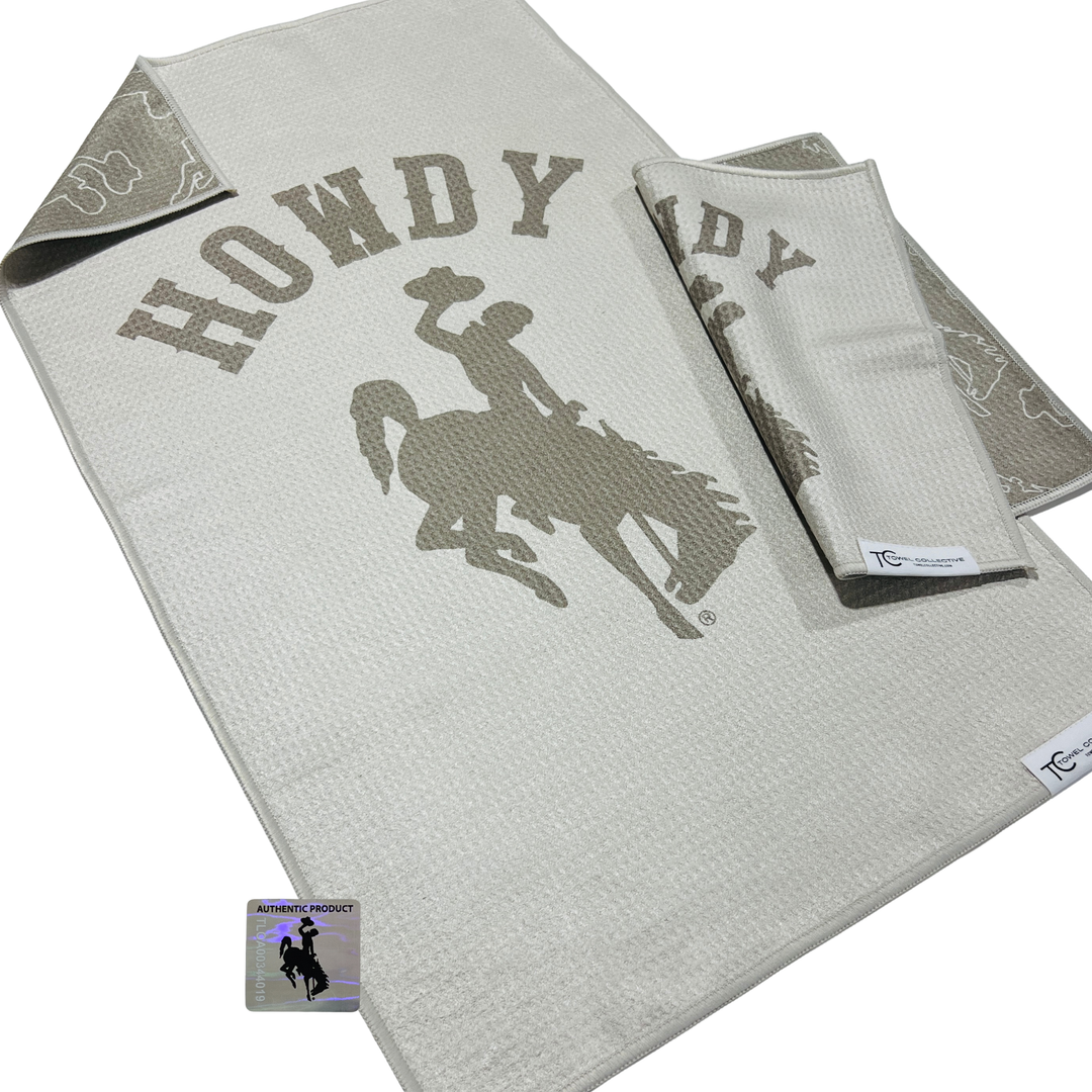 Howdy | Waffle Weave Microfiber Towels Kitchen & Bath Hand Towels Reversible Hand Towel | Towel Collective | Cody, WY