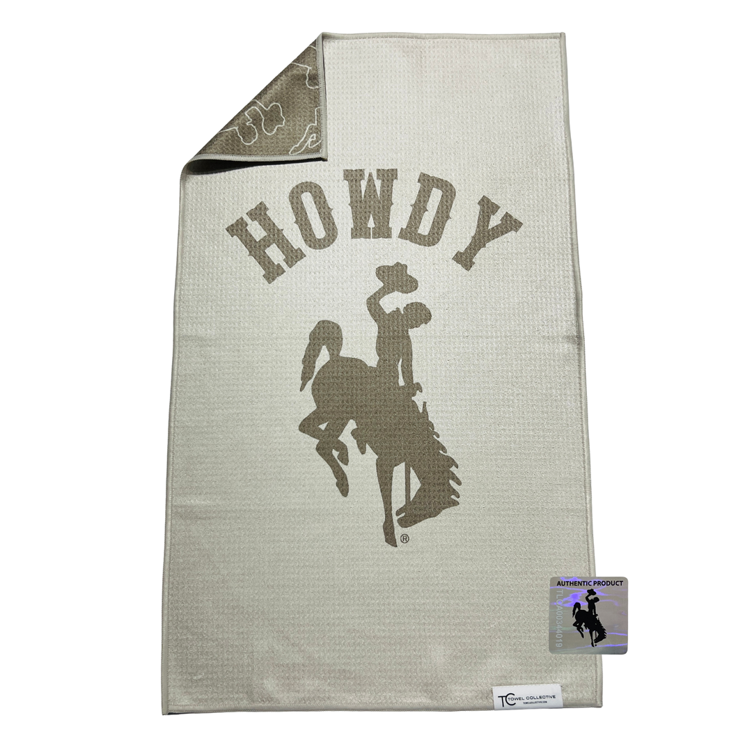 Howdy | Waffle Weave Microfiber Towels Kitchen & Bath - Hand Towel Hand Towels Reversible Hand Towel | Towel Collective | Cody, WY