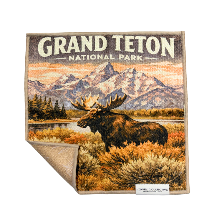 On Moose Time | Waffle Weave Microfiber Towels Kitchen & Bath