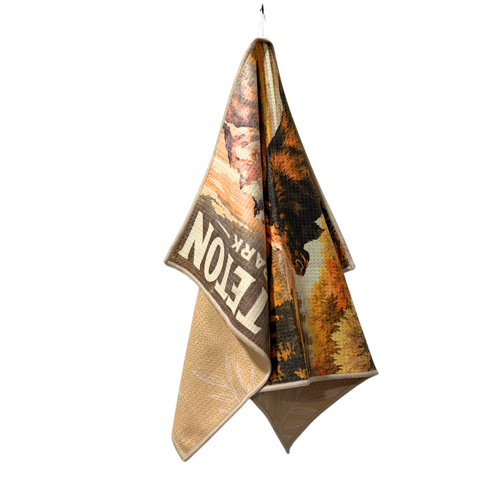 On Moose Time | Waffle Weave Microfiber Towels Kitchen & Bath