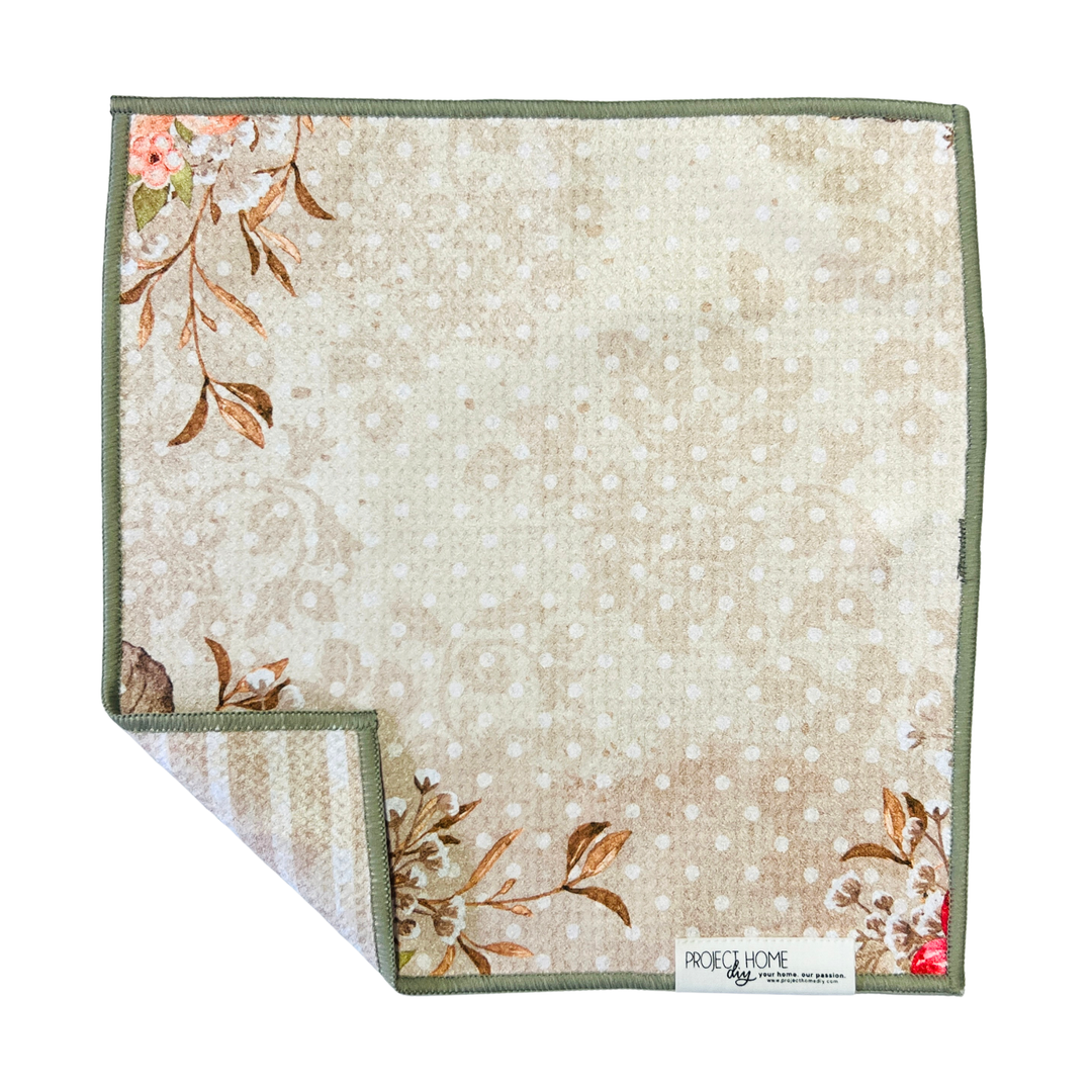 Victorian Stripes | Waffle Weave Microfiber Towels Kitchen & Bath Hand Towels Reversible Hand Towel | Towel Collective | Cody, WY