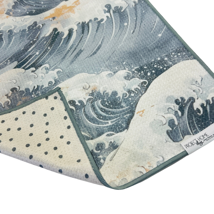 The Wave | Waffle Weave Microfiber Towels Kitchen & Bath Hand Towels Reversible Hand Towel | Towel Collective | Cody, WY
