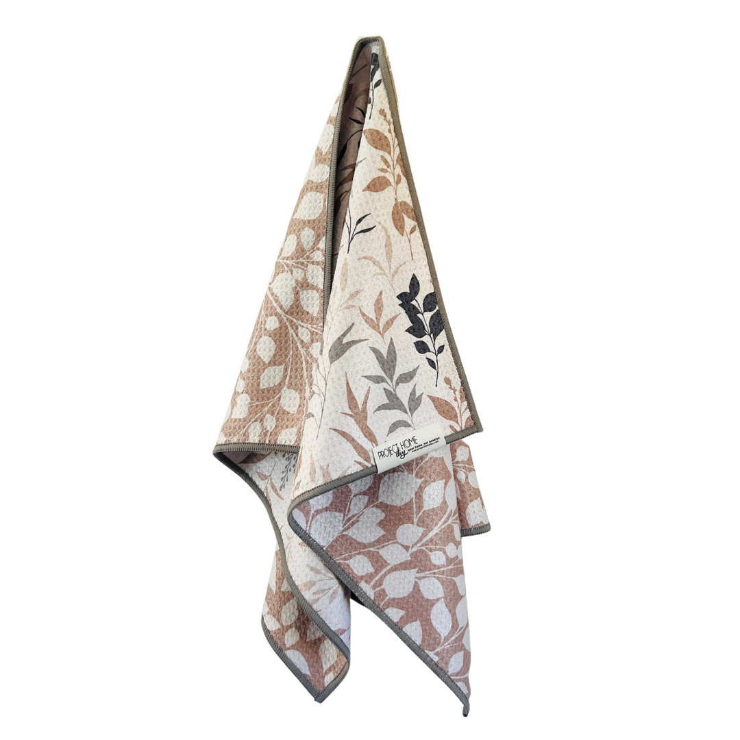 Whisper Blooms | Waffle Weave Microfiber Towels Kitchen & Bath Hand Towels Reversible Hand Towel | Towel Collective | Cody, WY