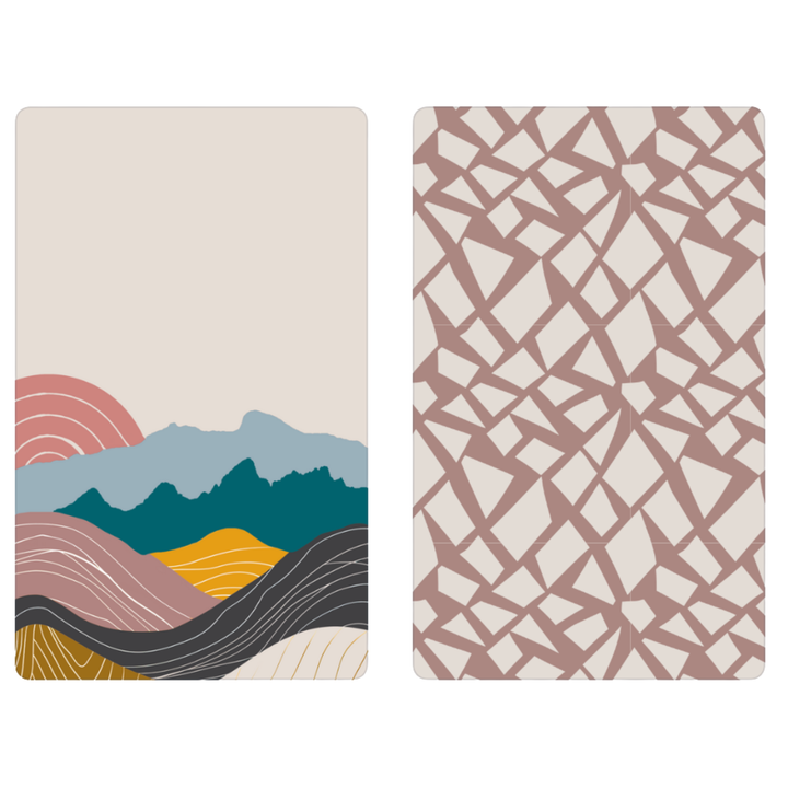Wyoming Sunrise | Waffle Weave Microfiber Towels Kitchen & Bath Hand Towels Reversible Hand Towel | Towel Collective | Cody, WY