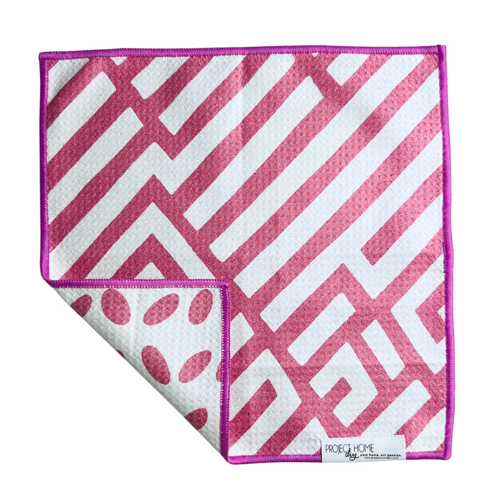 Subtle Spring Dusty Rose | Waffle Weave Microfiber Towels Kitchen & Bath Hand Towels Reversible Hand Towel | Towel Collective | Cody, WY