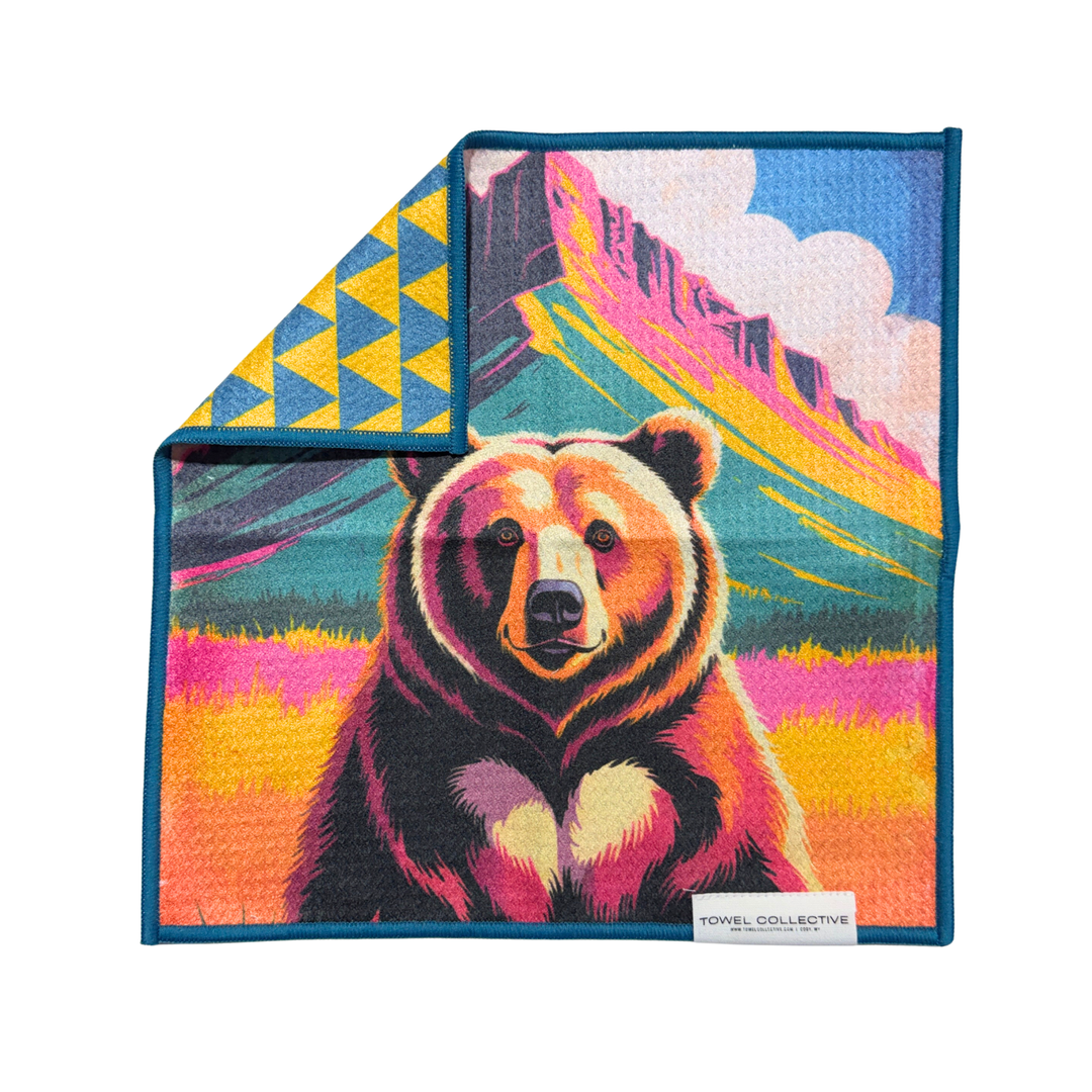 Bearly There | Waffle Weave Microfiber Towels Kitchen & Bath