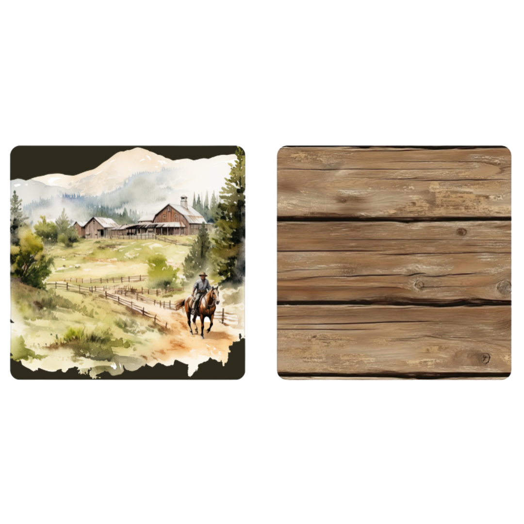 Ranch Ride | Waffle Weave Microfiber Towels Kitchen & Bath