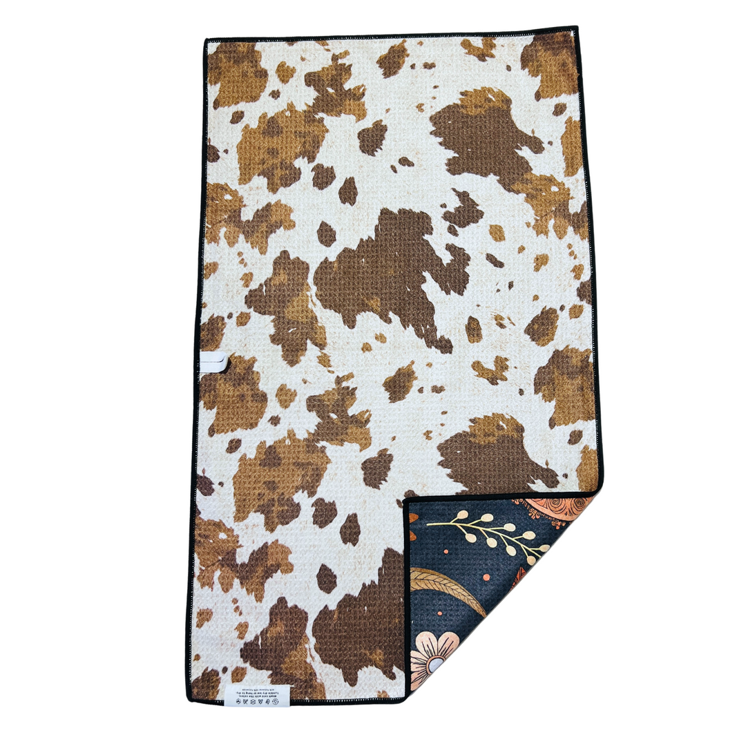 Ranch Boho | Waffle Weave Microfiber Towels Kitchen & Bath Hand Towels Reversible Hand Towel | Towel Collective | Cody, WY