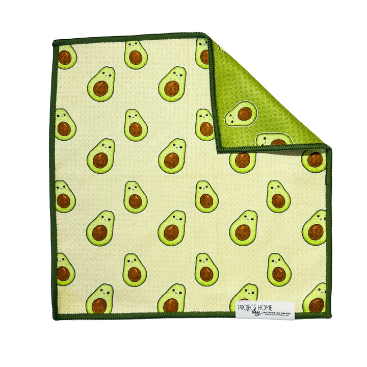 Avo-Cute | Waffle Weave Microfiber Towels Kitchen & Bath Hand Towels Reversible Hand Towel | Towel Collective | Cody, WY